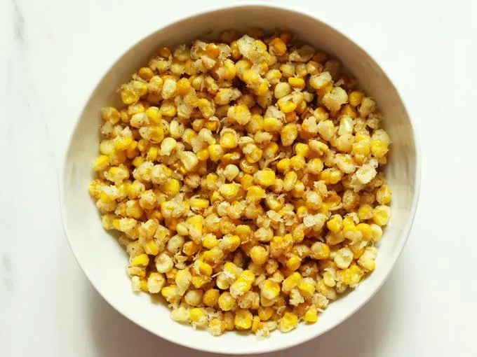 transfer corn to a large bowl