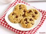 eggless chocolate chip cookies