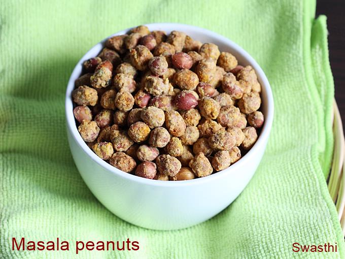 Peanut masala recipe   Crunchy roasted spicy peanuts - 95