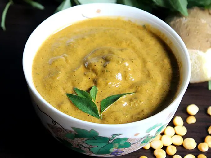 Curry Leaves Chutney Recipe - Swasthi's Recipes