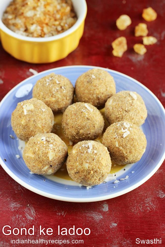 Gond ke laddu recipe | Gond laddu recipe | Edible gum ladoos