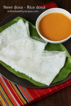 Neer dosa recipe | How to make neer dosa | Neer dose recipe