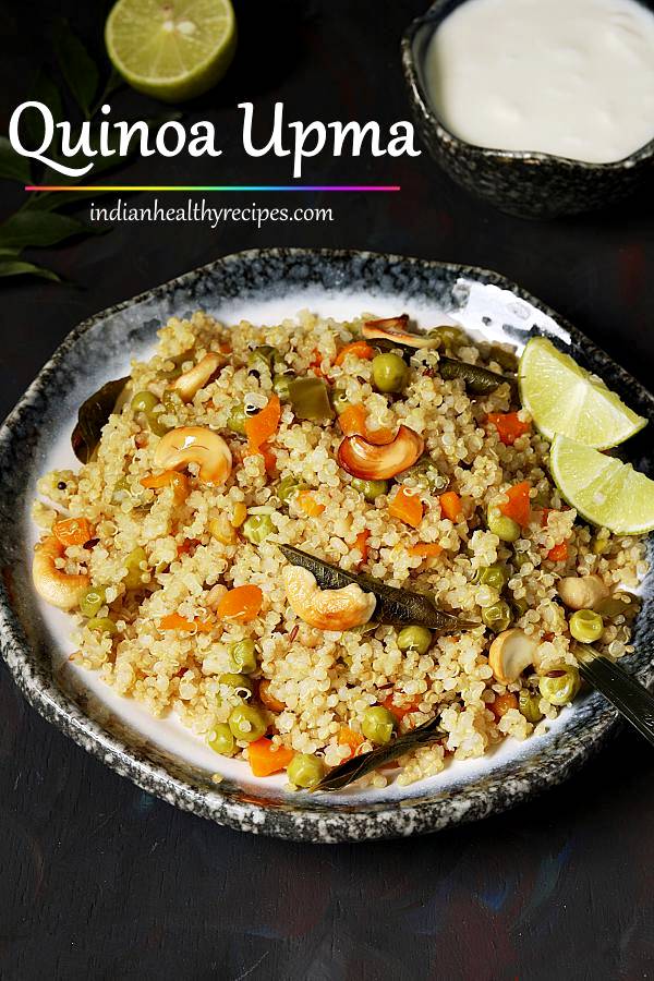 Quinoa upma recipe | How to make vegetable quinoa upma