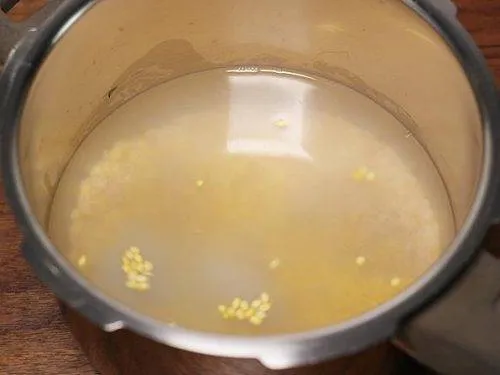 rinsing steel cut oats and soaking