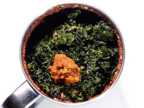 methi leaves and jaggery