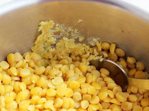 cooked soft chana dal