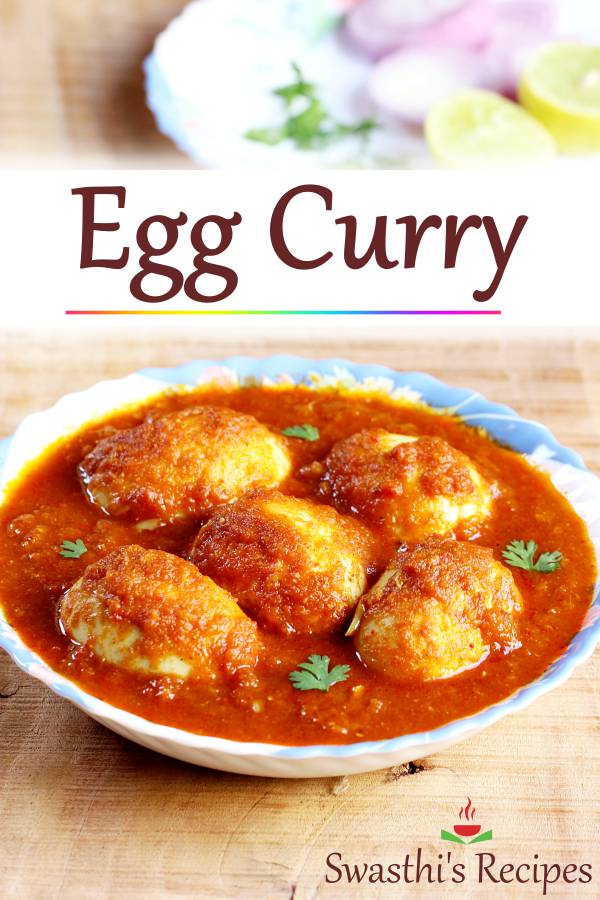 Egg curry recipe | How to make egg curry - Swasthi's Recipes