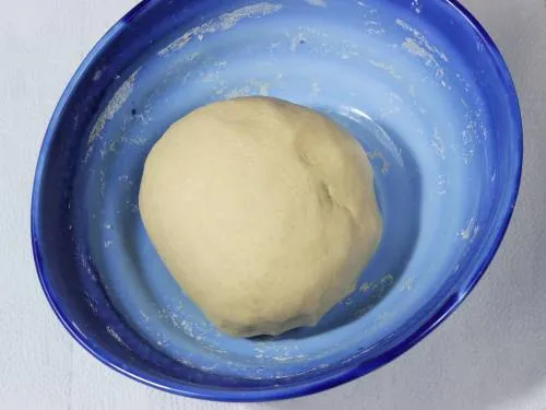 soft dough after kneading