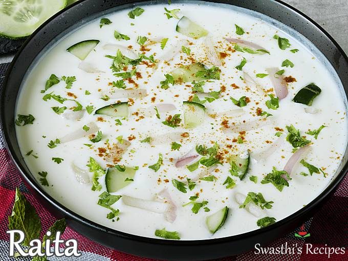 Raita Recipes 12 Raita Varieties For Biryani Pulao Swasthi S Recipes