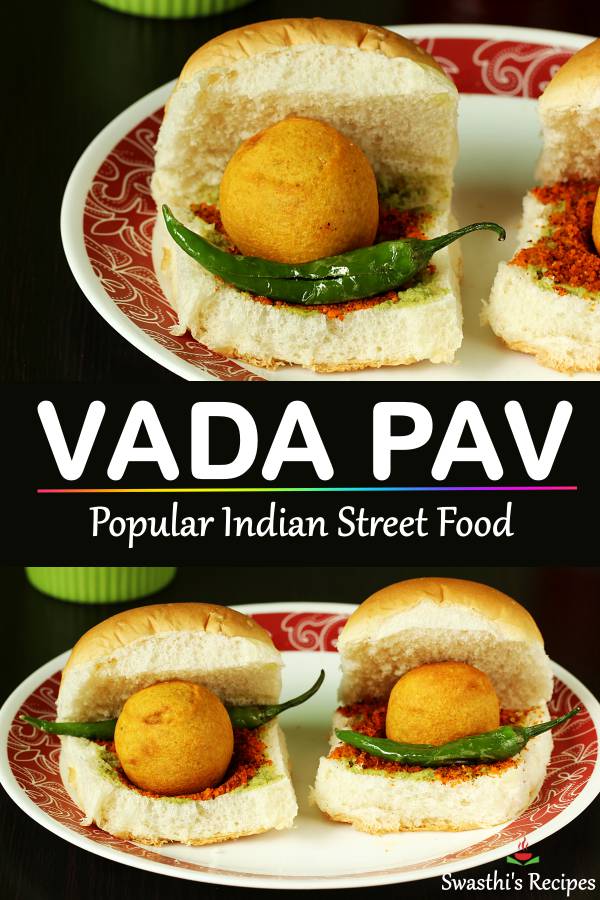 Vada pav recipe (street style) - Swasthi's Recipes