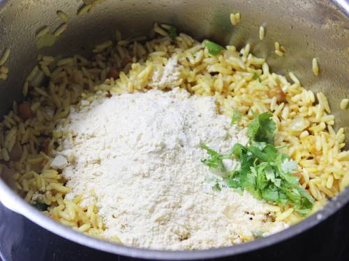 Puffed rice upma   Uggani   Pori upma   Swasthi s Recipes - 27