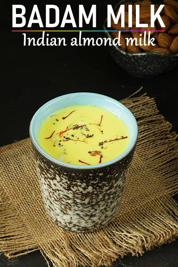 Badam Milk Recipe How To Make Badam Milk Swasthis Recipes