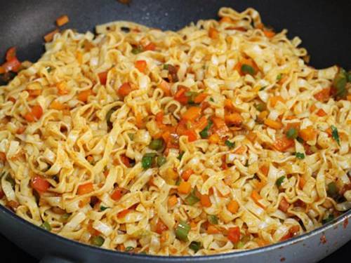 Schezwan noodles recipe   Swasthi s Recipes - 2