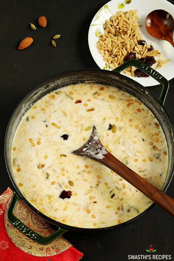 Sheer Khurma Recipe For Ramadan Swasthi S Recipes