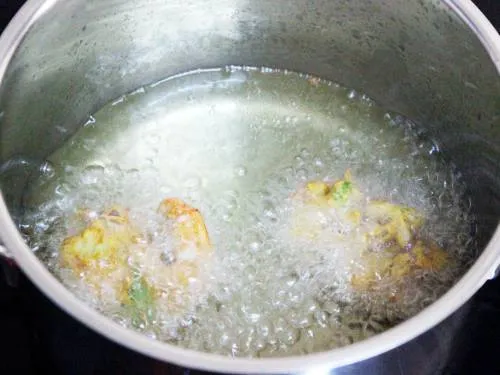 frying shrimp