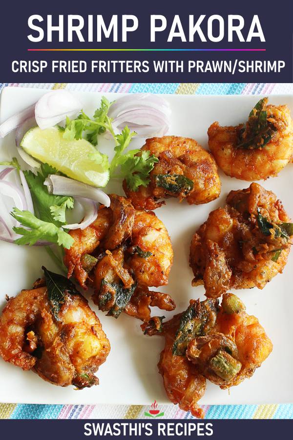 Shrimp Pakora  Shrimp Fritters  Prawn Pakora    Swasthi s Recipes - 69