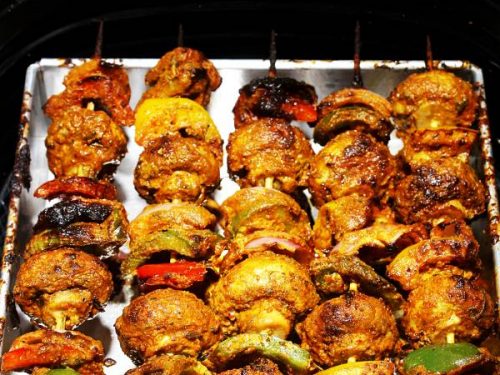 Tandoori Aloo Tikka   Swasthi s Recipes - 24