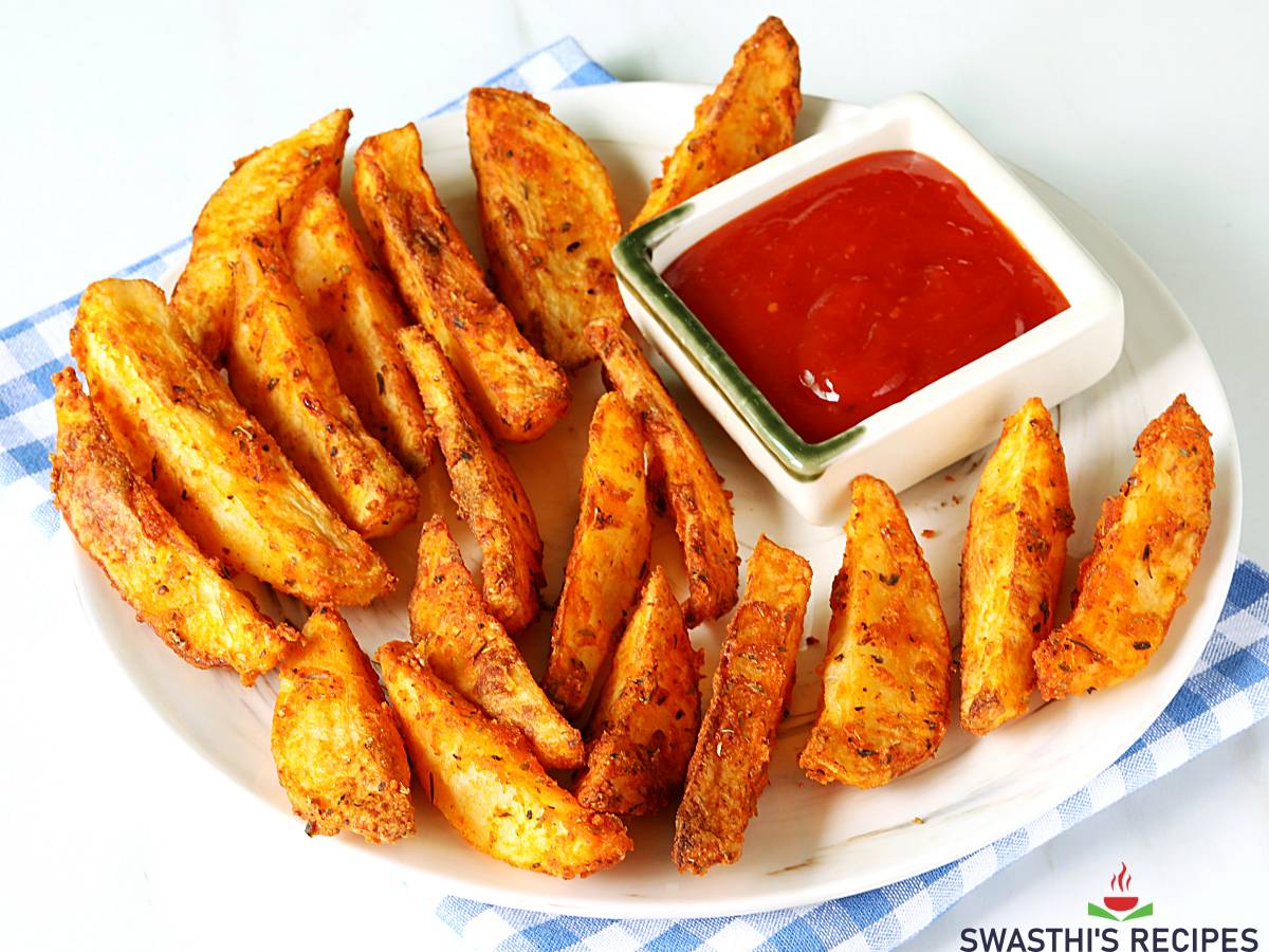 French Fries Recipe  Crispy Finger Chips - Swasthi's Recipes
