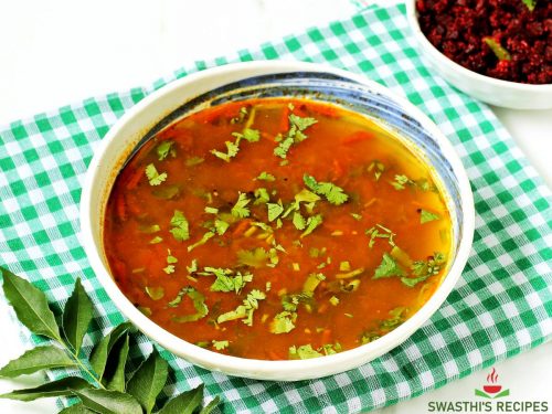 Rasam Recipe (South Indian Hotel Style) - Swasthi's Recipes