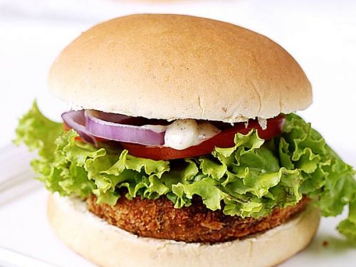 Soya Burger with Soya Granules Cutlet   Swasthi s Recipes - 90