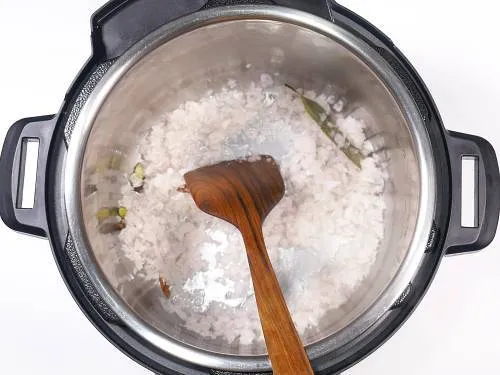 sautéing onions for chole recipe
