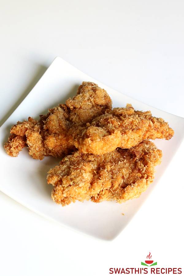 KFC fried chicken recipe - Swasthi's Recipes