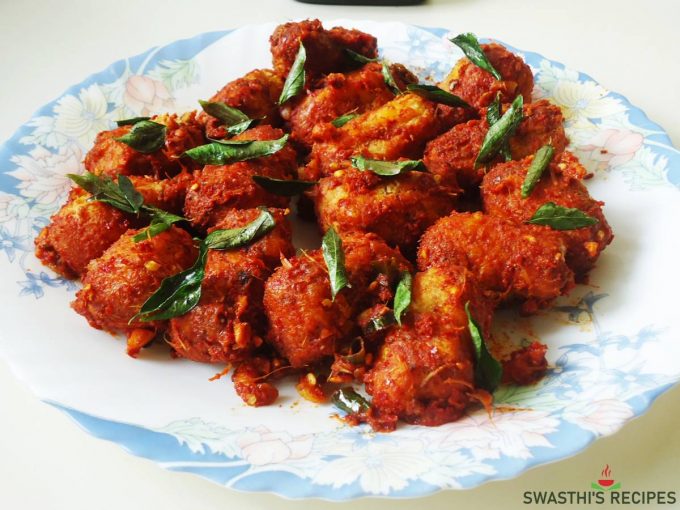 Paneer 65 fry recipe - Swasthi's Recipes