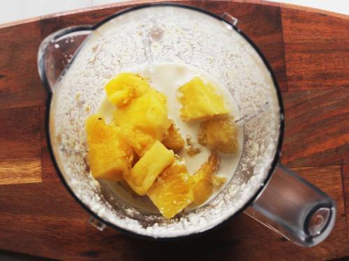 Pineapple Milkshake Recipe   Swasthi s Recipes - 57