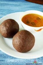 Ragi mudde recipe (gluten-free finger millet balls) - Swasthi's Recipes