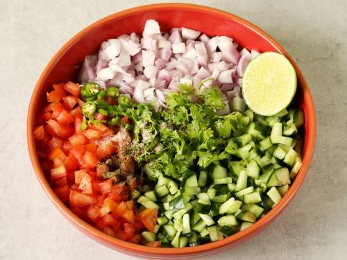 Kachumber Salad Recipe By Swasthi s Recipes - 69