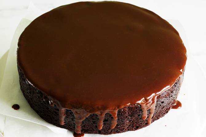 Easy Single Layer Chocolate Cake - Baker by Nature