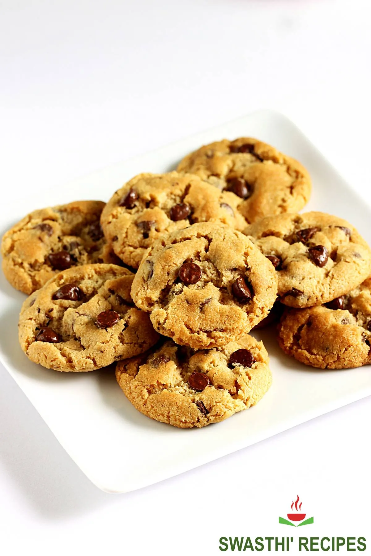 eggless chocolate chip cokies