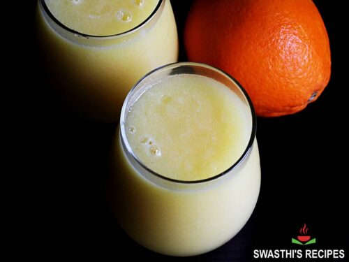 Apple orange smoothie recipe - Swasthi's Recipes