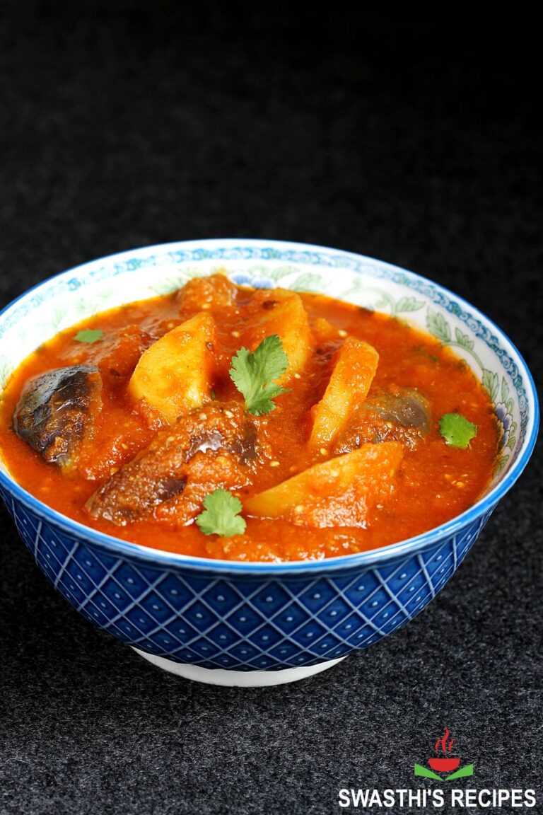 Aloo Baingan Recipe - Swasthi's Recipes