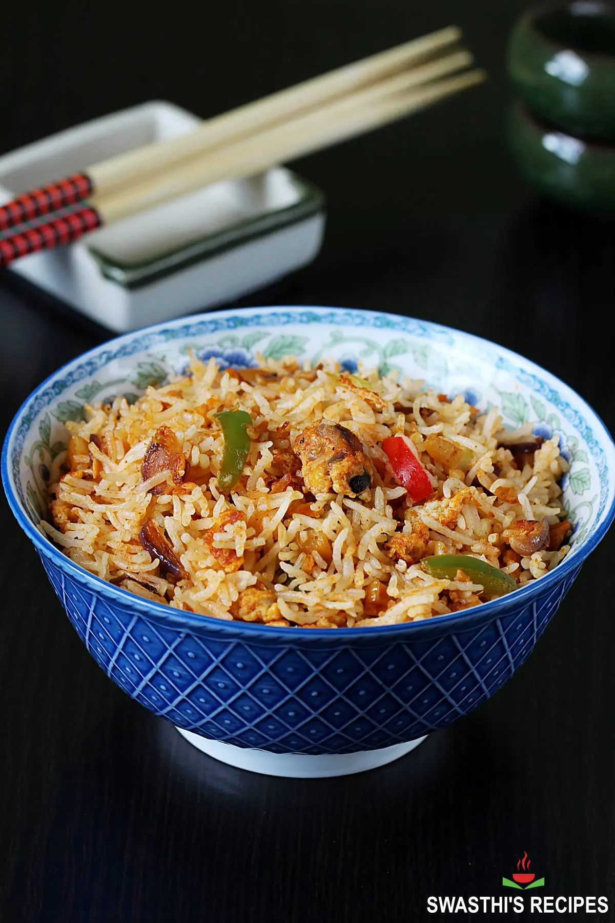 Egg fried rice (Chinese restaurant style) - Swasthi's Recipes