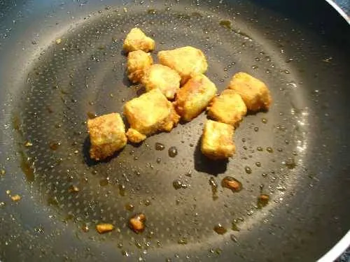 pan fried paneer for fried rice