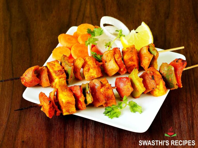 Paneer Tikka Recipe (Oven, Air Fryer, Stovetop) - Swasthi's Recipes