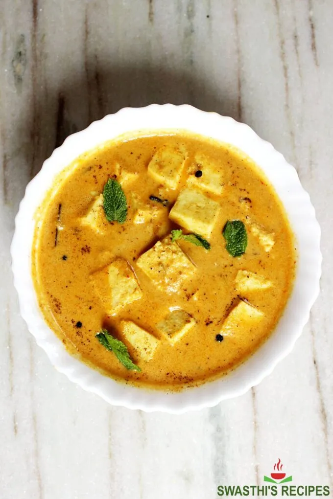 shahi paneer