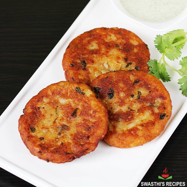 Aloo Tikki Recipe (Crispy Street Style) - Swasthi's Recipes