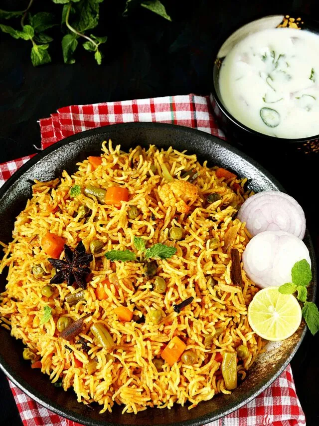 Veg biryani - Vegetable biryani