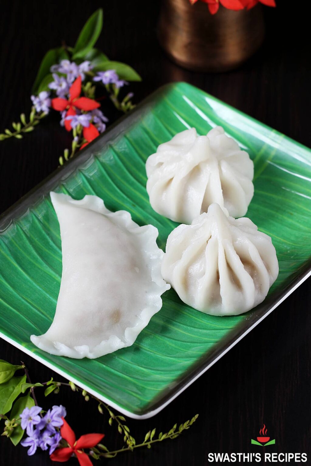 Modak recipe with & without mould - Swasthi's Recipes