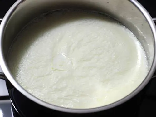 cream layer on milk