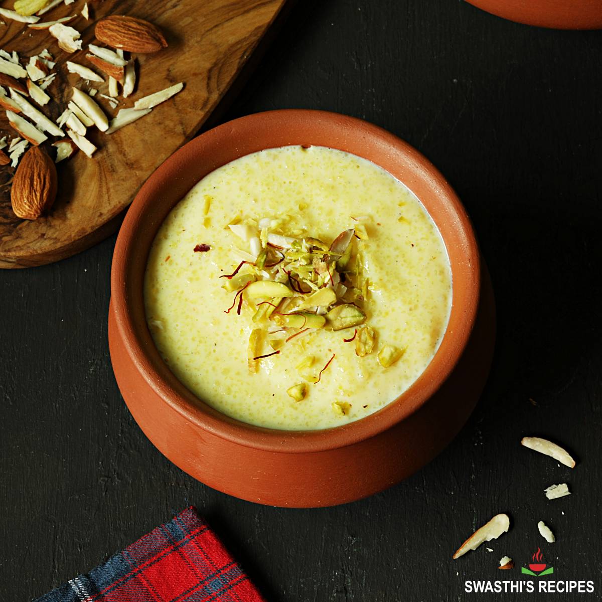 Phirni Recipe  Firni    Swasthi s Recipes - 58