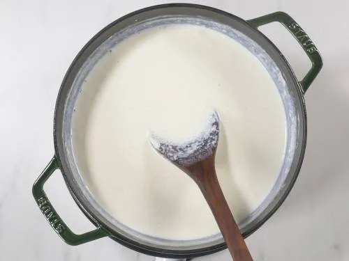 cook phirni on a medium heat