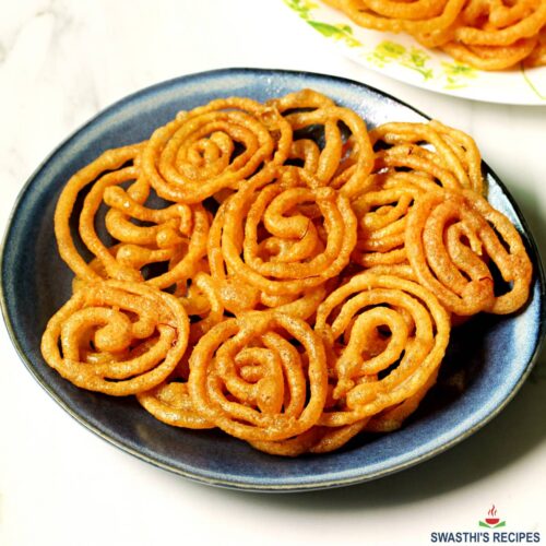 Jalebi recipe (Crispy & Juicy) - Swasthi's Recipes