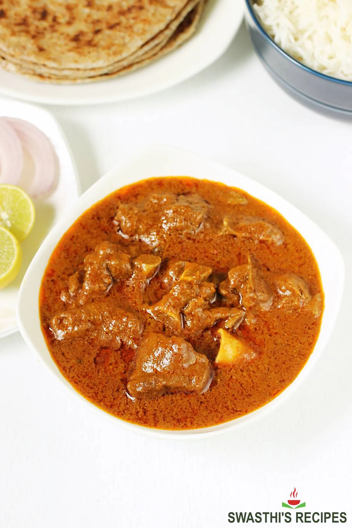 Mutton korma also known as lamb korma