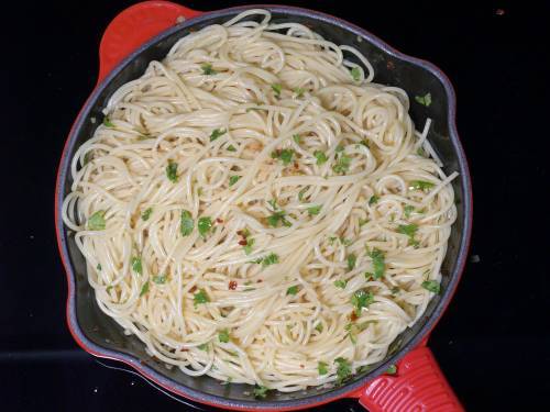 Aglio Olio   Spaghetti Recipe under 30 mins By Swasthi s - 45