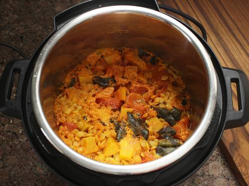 Pumpkin Dal Recipe   Swasthi s Recipes - 6