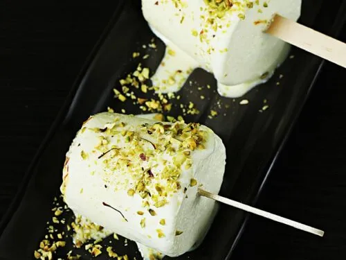 Kulfi made with milk and cream