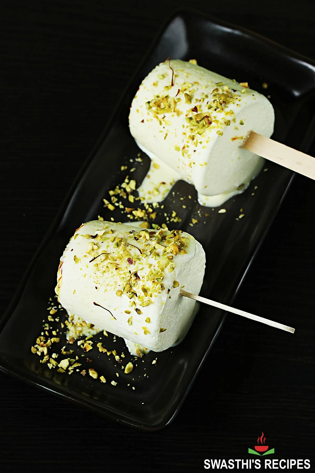 Kulfi made with milk and cream